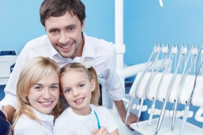 Family enjoying comfortable dental care experience